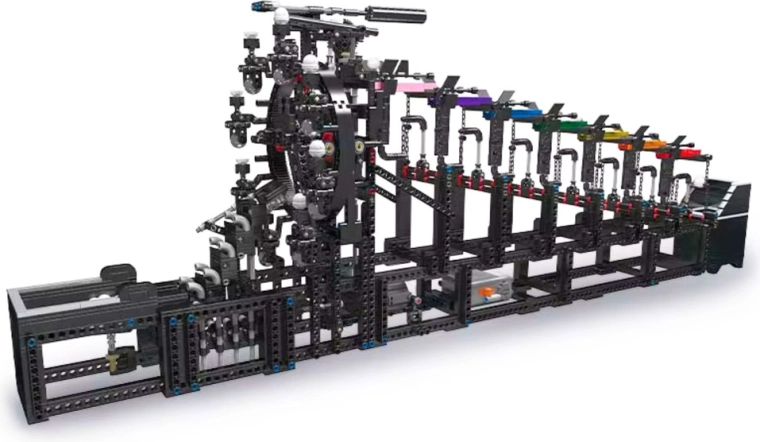 Movimiento automático de las canicas