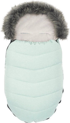 Saco infantil con pelo NEW BABY, gris claro