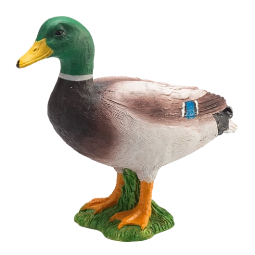 Figura realista de pato salvaje