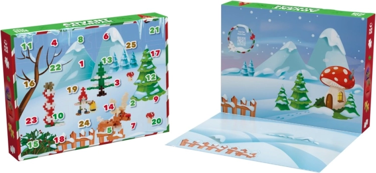 Calendario de Adviento Plus-Plus (600 piezas)