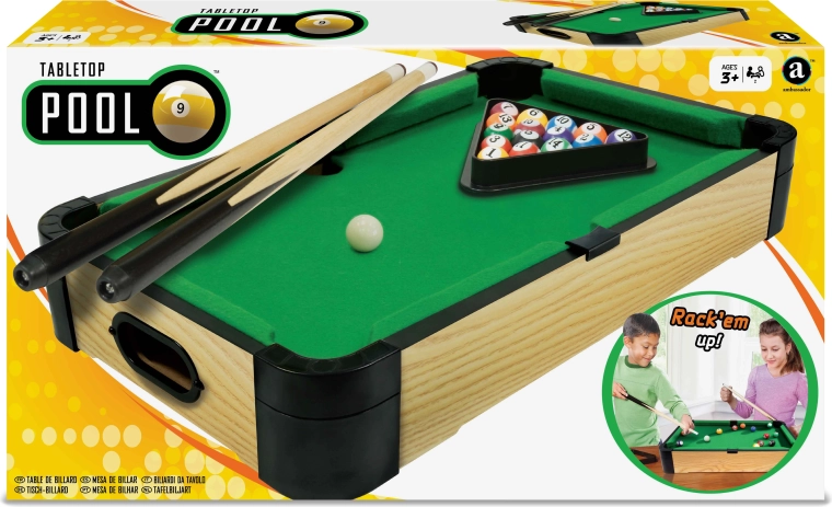 Billar de mesa 40 cm – billar compacto para niños y adultos