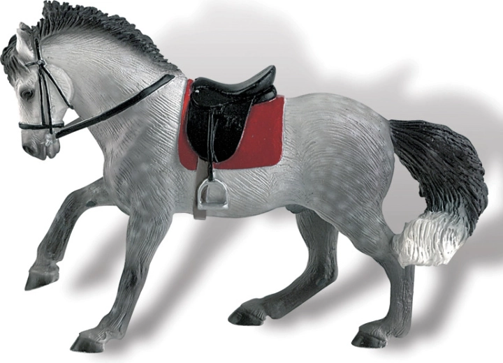 Bullyland caballo castrado andaluz – figura de caballo pintada a mano