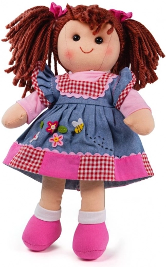 Muñeca de tela Melody de Bigjigs Toys 34 cm