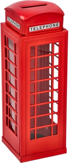 Hucha Cabina Telefónica Británica Roja