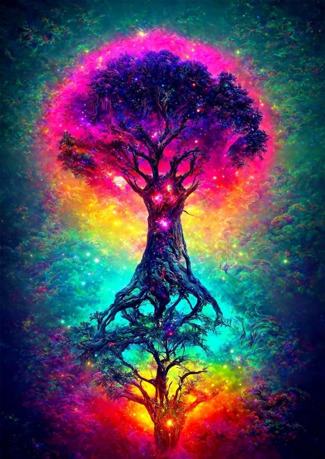 Puzzle Árbol del universo 1000 piezas