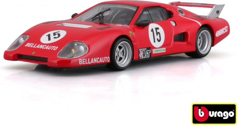 Modelo metálico de coche 1:43 Bburago Ferrari 512 BB (II serie) 1981