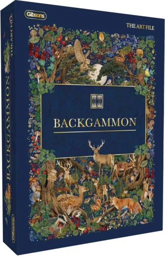 Gibsons backgammon (vrhcáby) – set de viaje de lujo