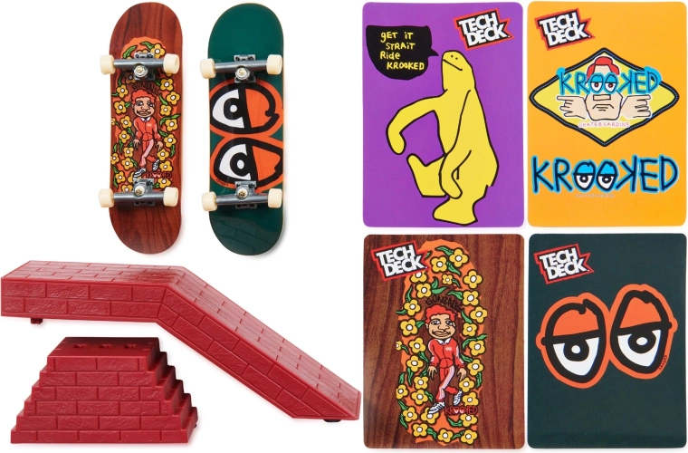 Dos tablas fingerboard KROOKED