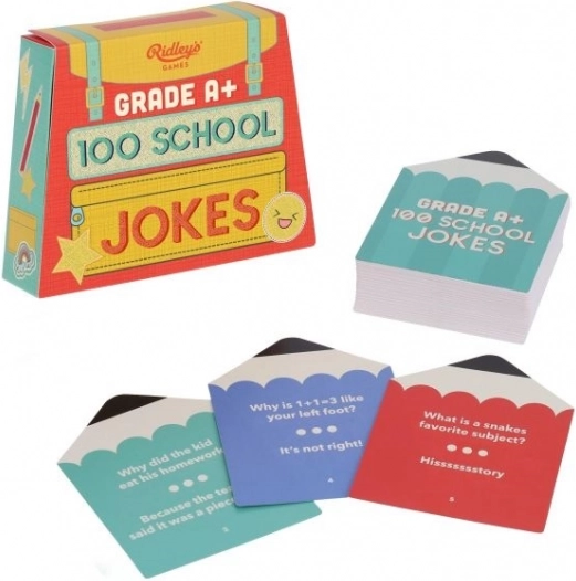 Chistes Escolares Ridley's Games – 100 Tarjetas Divertidas