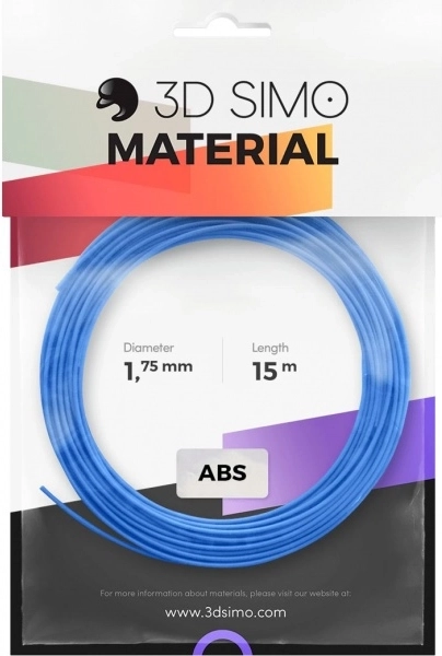 Filamento ABS para bolígrafo 3D e impresión 3D, set de 3 colores, 1,75 mm, 15 m