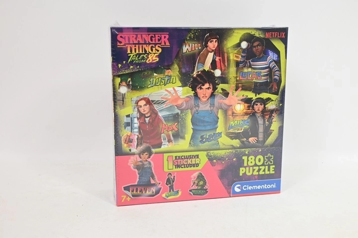 Puzzle Clementoni Stranger Things de 180 piezas en caja cuadrada