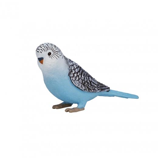 Mojo periquito ondulado azul figura