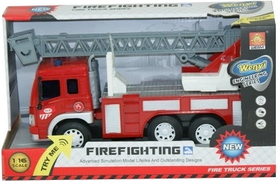 Camión de bomberos con sonido y luz 1:16