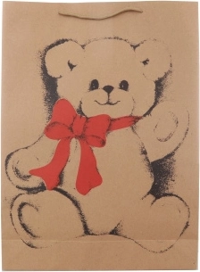 Bolsa de regalo grande con oso
