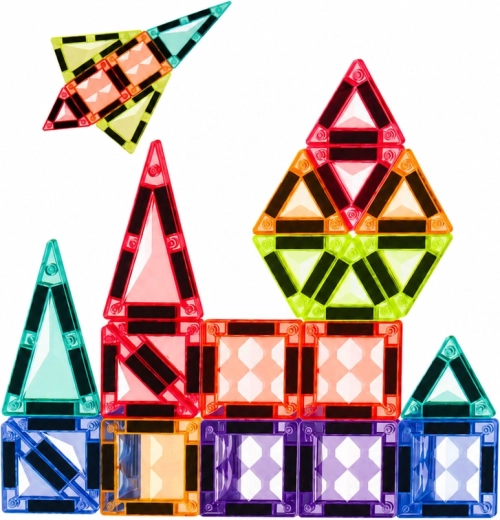 Paneles 3D transparentes de colores
