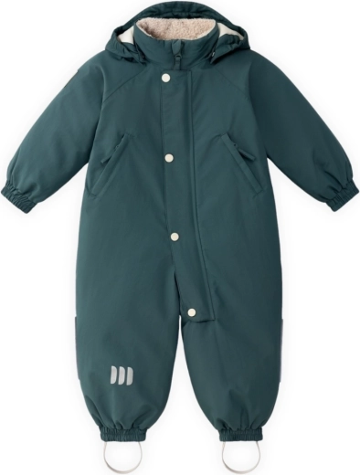 Mono de invierno Leokid Linn en color Pine Green, talla 80 (12–18 meses)