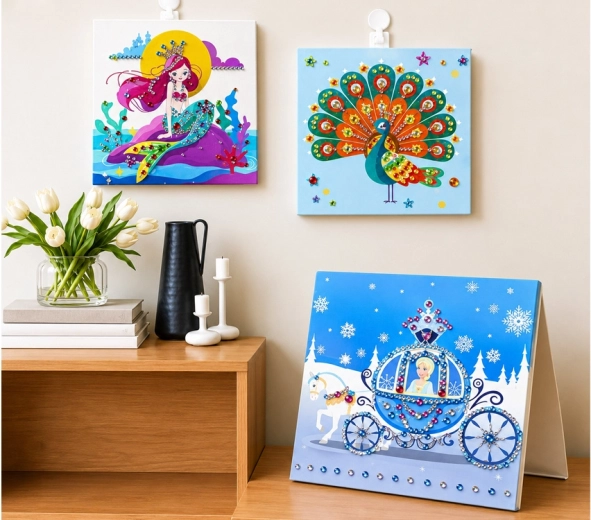Imágenes terminadas como decoración para la habitación