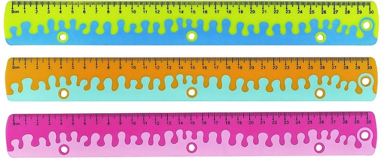 Regla KEYROAD Coral 30 cm