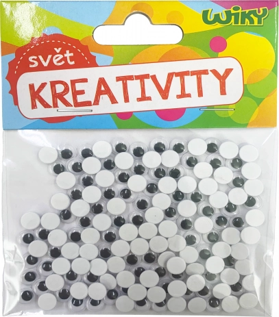 Ojitos móviles pequeños para decorar 7 mm