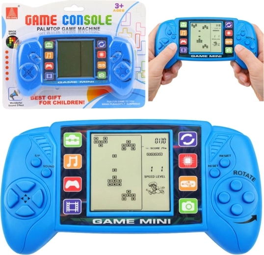 Juego electrónico portátil Tetris con pantalla LCD – azul