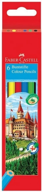 Lápices de colores FABER-CASTELL, set de 6 colores