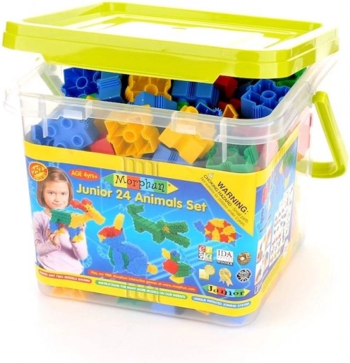 Bloques de construcción Morphun Junior 24 Animalitos 252 piezas