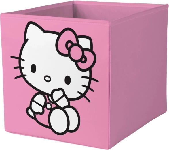 Caja de almacenamiento Hello Kitty con tapa