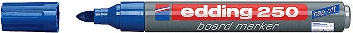 Rotulador para pizarras blancas Edding 250 – Azul