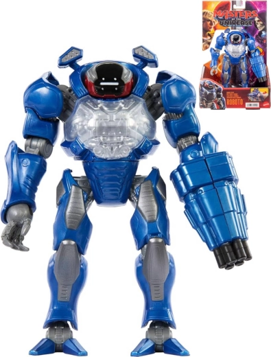 Figura de acción Roboto de Masters of the Universe con mecanismo de acción
