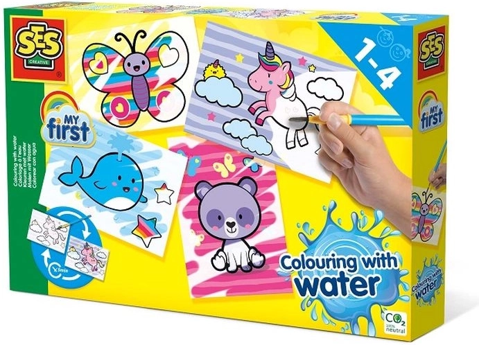 SES Creative My First pintar con agua – animalitos