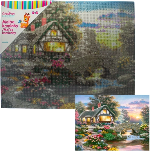 Pintura de diamantes – jardín mágico 40 × 50 cm