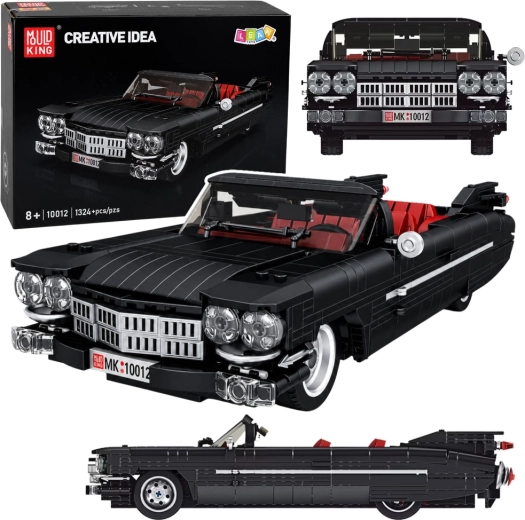 Set de construcción del cabrio clásico Cadi-Elrado negro 1324 piezas