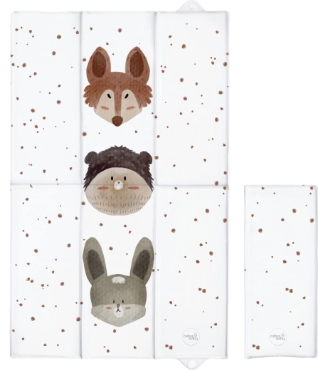 Ceba Baby cambiador de viaje plegable Basic cute animals 80 × 50 cm