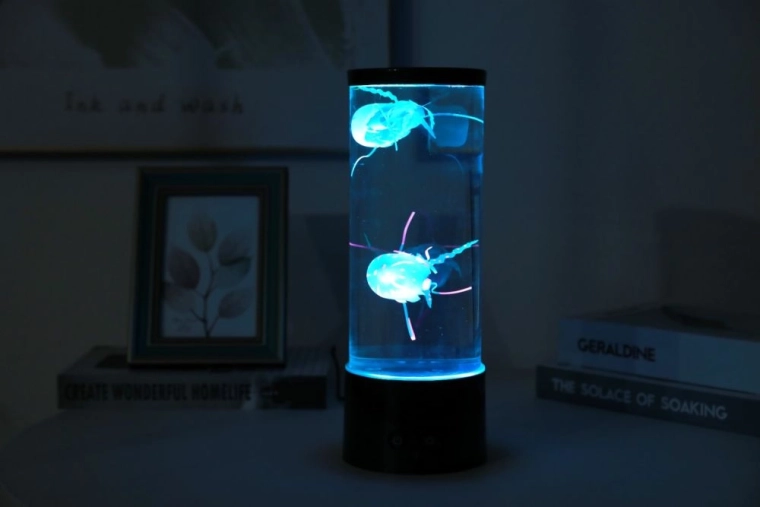 Efecto de medusas flotantes