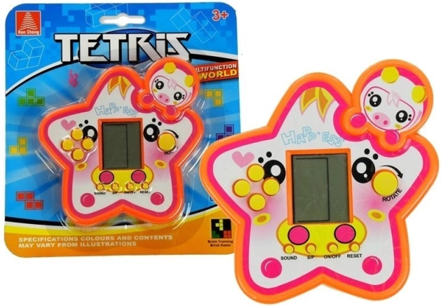 Juego electrónico Tetris estrella roja