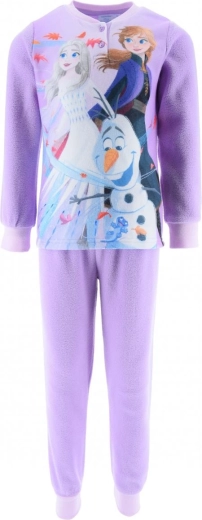 Pijama polar infantil Disney Frozen en caja de regalo, morado oscuro