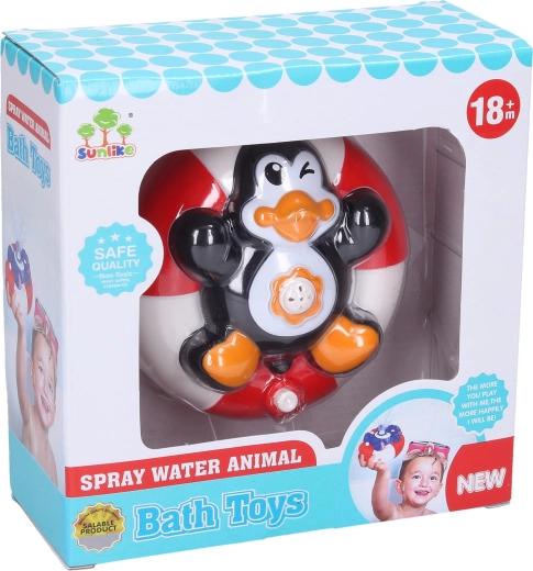 Fuente de agua pingüino de 10 cm