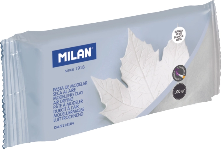 Pasta de modelar blanca de secado al aire 500 g