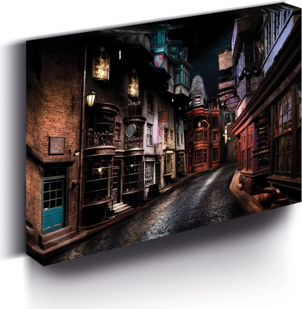 Cuadro LED 30×40 cm Harry Potter – Callejón Diagon