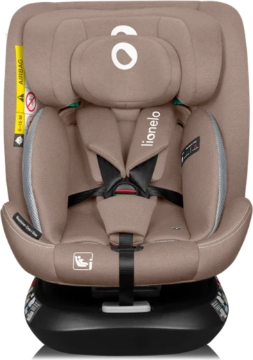 Lionelo Bastiaan One i-Size silla de coche giratoria 40–150 cm, Beige Sand