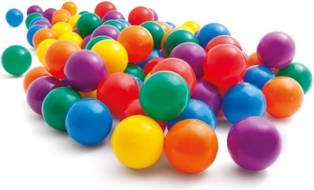 Cien bolas para un juego lleno de color