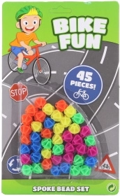 Cuentas de colores para bicicleta