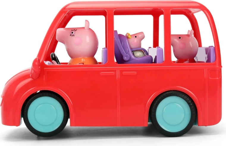 Coche familiar con las protagonistas de Peppa Pig