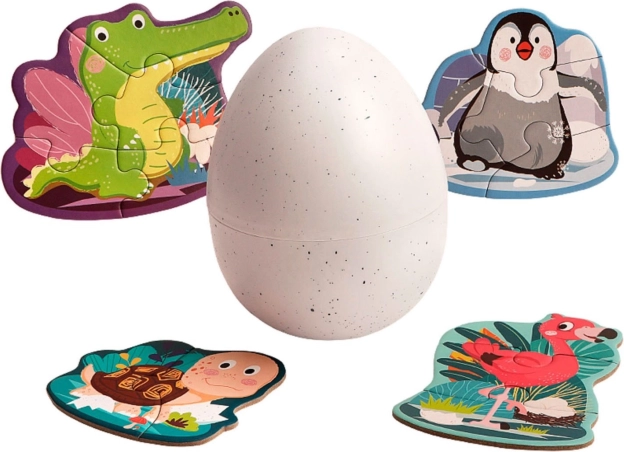 Top bright rompecabezas de crías en un huevo – animales para niños, 2–5 piezas