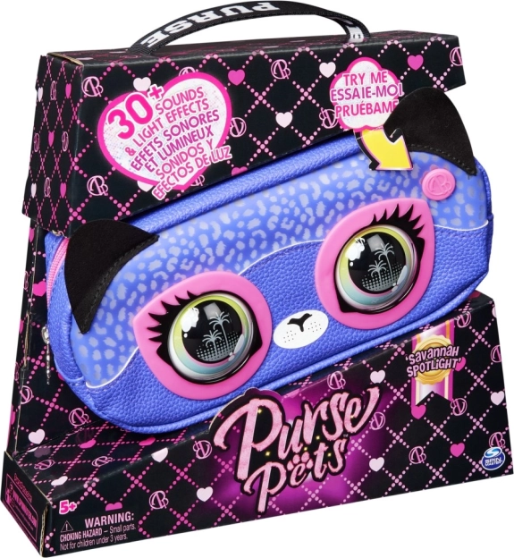 Riñonera interactiva Leopardo Purse Pets