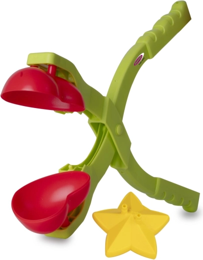 Pinzas JAMARA para bolas de nieve y arena con corazón y estrella 2 en 1
