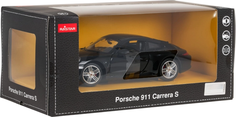 Modelo metálico Porsche 911 RASTAR a escala 1:24 – Negro