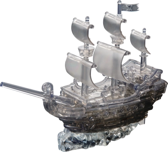 Puzzle de cristal 3D Barco pirata 101 piezas