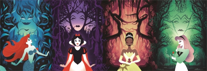 Puzle panorámico 1000 – DISNEY PRINCESS de Clementoni