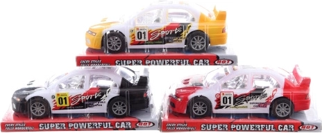 Coche deportivo de fricción - 1 pieza